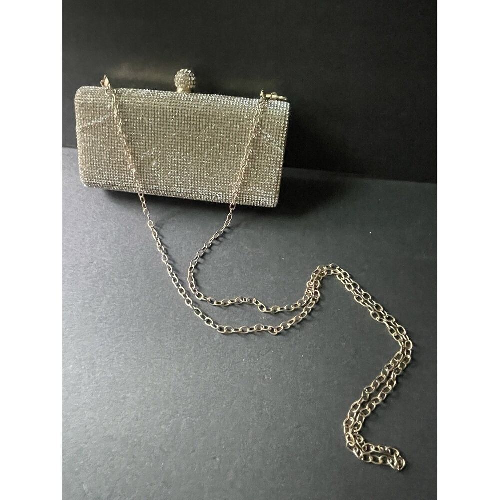 Jeweled Handbag Rhinestone Crystal Beaded Clutch Eveningwear Cocktail Wedding